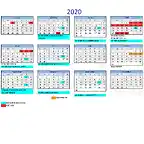 Calendario RESISUR 2020