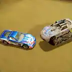 HOT WHEELS Corvette C5 post apocalptico (oruga) comparacin (1)