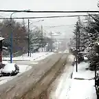 Nieve en Ushuaia, Tierra del Fuego, Patagonia