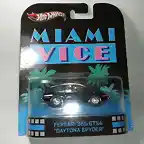 FERRARI 365 GTS4 DAYTONA SPYDER RETRO ENTERTAINMENT SERIES (NEGRO) MIAMI VICE