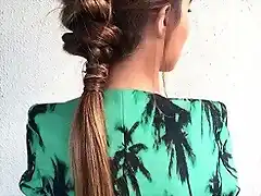 Algunas Sugerencias de Peinados con Trenzas y Cola