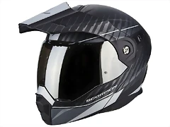 Casco SCORPION ADX-1 negro plata 01
