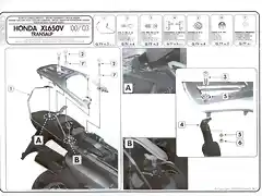 Instrucciones Soporte Alforjas Givi T213