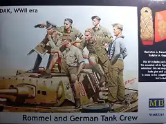 Master Box - Rommel and German Tank Crew - 1-35