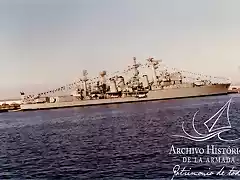 DD-18 Almirante Riveros en 1985