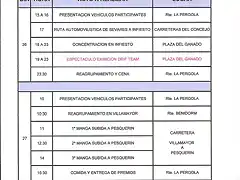 programa horario pilo?a 2013