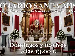 horario misas santuario