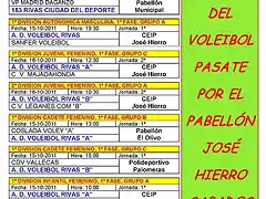 HORARIO 16-10-2011