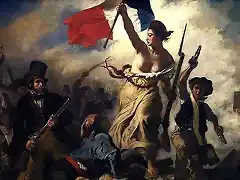 Delacroix- La Libertad guiando al pueblo.