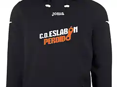 12 Sudadera negra capucha frente