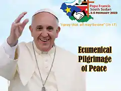 Pope's Visit to South Sudan design