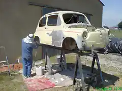 foto chorreandolo sobretodo los empalmes de chapa