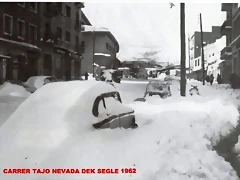 Barcelona nevada 1962 c. Tajo Barcelona nevada 1962 c. Tajo