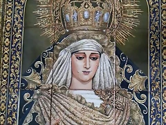 Azulejo Virgen de las Penas fue inaugurado el lunes santo de 2014