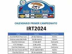 CALENDARIO IRT2024