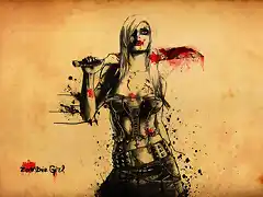 zombie-girl-girl-sword-blood