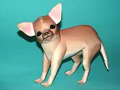 Chihuahua (Cabeza de manzana) Papercraft