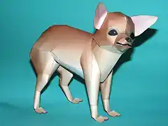 Chihuahua (Cabeza de manzana) Papercraft