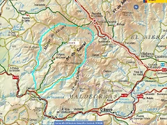 Mapa del Caurel Mapa del Caurel