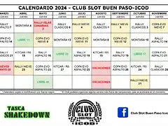 Calendario Buen Paso