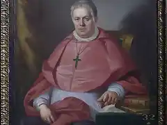Manuel Posada y Gardu?o primer arzobispo del Mexico independiente. Oleo conservado en la sala de cabildos de la Catedral Metropolitana de Mexico