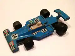 F1 Ford Coyote n? 14 celeste ruedas B 1