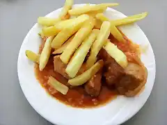 Lomo con patatas