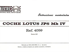 4059 - Lotus JPS Mk IV -1 4059 - Lotus JPS Mk IV -1