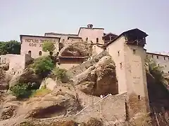 monastery-cliffside