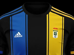 Adidas cuello redondo frontal rayas Adidas cuello redondo frontal rayas
