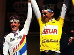 Perico-Vuelta1990-Podio-Giovanetti2