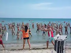 Bailando en las playas de Acapulco