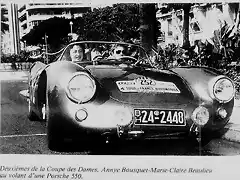 Porsche 550 - TdF'54 - Annie Bousquet - Marie Claire Beaulieu - 03