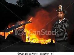 bombero negro