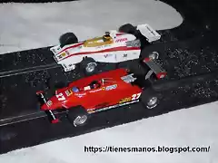 Ferrari 126-C2 i McLaren M23-6