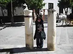 En los alrededores de la Catedral de Sevilla