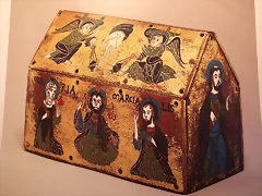 arqueta relicario de Champagnat, hacia1150, Limoges. Metropolitan de Nueva York. arqueta relicario de Champagnat, hacia1150, Limoges. Metropolitan de Nueva York.