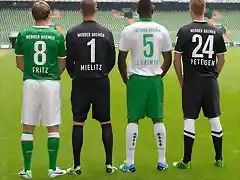 Werder Bremen 2013-14 Kits back