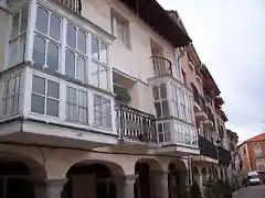 Detalle de balcones en Belorado