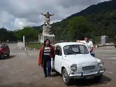 mi vieja y yo junto al topolino