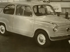 Dieser Fiat 600 diente im Auftrag von russischen Minister Nikolai Iwanowitsch Strokin als Grundlage f?r den Zaporozhets ZAZ-965, 1956 Dieser Fiat 600 diente im Auftrag von russischen Minister Nikolai Iwanowitsch Strokin als Grundlage f?r den Zaporozhets ZAZ-965, 1956