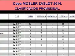 Copa MOSLER 2014