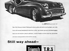 Triumph TR3 - publi '58 new look Triumph TR3 - publi '58 new look