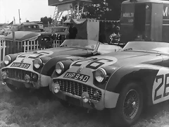 Triumph TR3 - racing #25 & #26 Le Mans '59 Triumph TR3 - racing #25 & #26 Le Mans '59