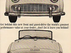 Triumph TR3 - publi '58 Triumph TR3 - publi '58