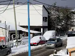 Ushuaia con nieve en su cumpleaos