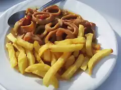 Calamares estofados con patatas