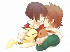 anime-eevee-green-pikachu-pokemon-Favim.com-212193