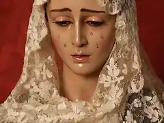 La Virgen de la Esperanza de Almuñecar mantilla