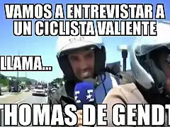Contador sabe lo que es Thomas De Gendt
